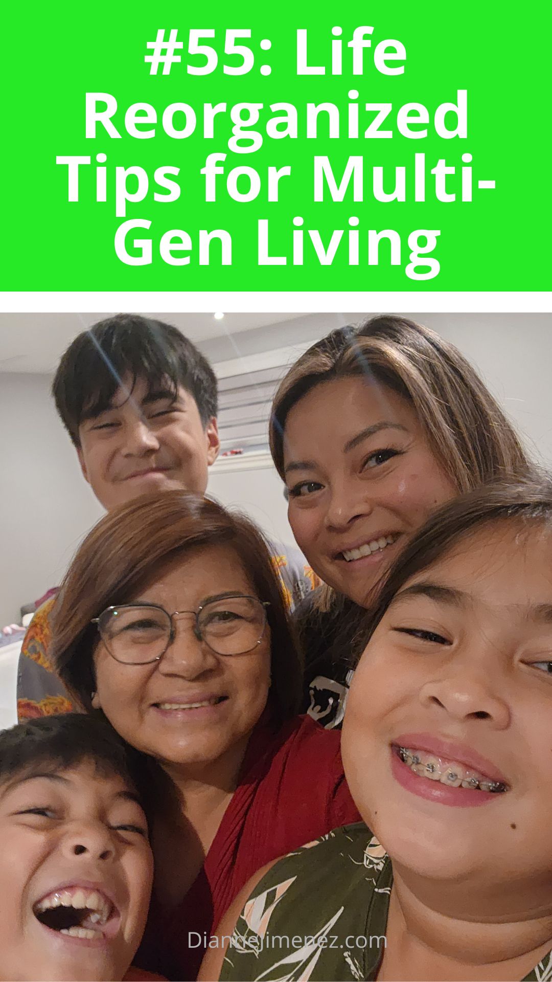 show the 3 generations living under 1 roof