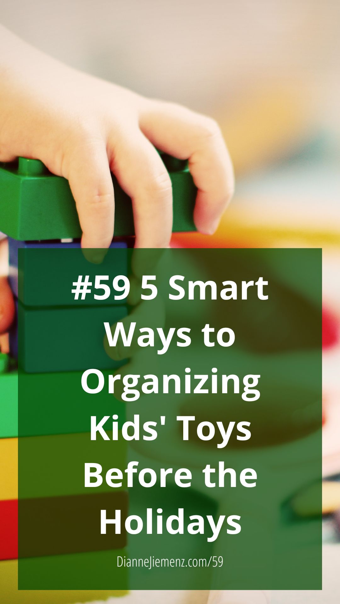 organizing kids' toys