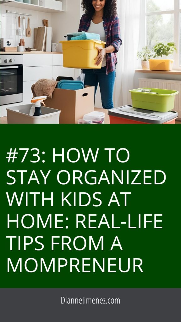 showing a woman organizing her home to support the title of this podcast episode and blog