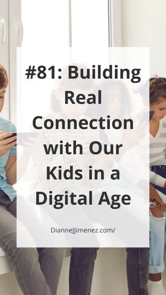 kids on their smartphones and electronic devices in the background