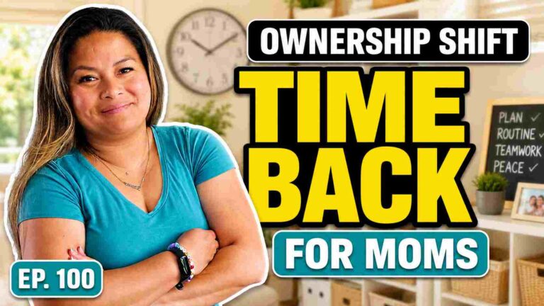 Dianne Jimenez explains how kids take responsibility at home through shared ownership in Episode 100.